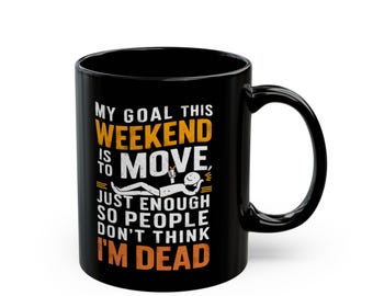 Originelle Bare-Minimum-Tasse