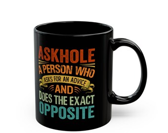 Lachend-induzierende Frageloch-Keramik-Tasse