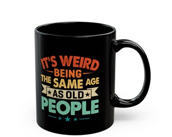 Verspielte Same-Alter Leute Tasse