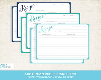 black amp white 4x6 printable recipe card editable recipe recipe card program