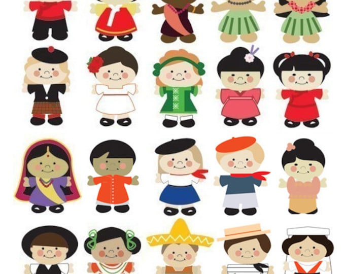 It's a Small World Digital Printables - Large Set - Etsy