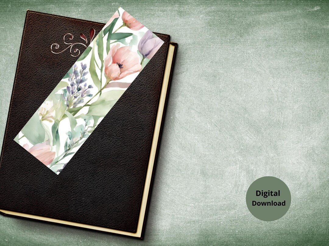 Botanical Bookmarks: Four Seasons Printable Set (digital Download) - Etsy