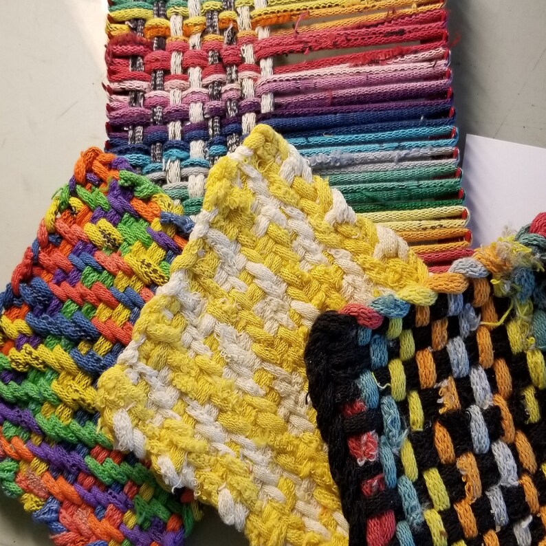 Potholder Weaving Loops Cotton Jersey. Also perfect for Face Etsy