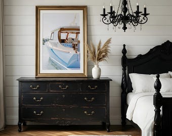 Old Money Aesthetic Yacht Poster Soft Vintage Vibe Sailing Print High End Wall Decor (Digital Download)