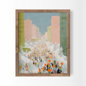 Social Justice Art Print Human Rights Poster Progressive Quote Wall Decor No One Is Illegal Protest Art Activist Gift (Digital Download)
