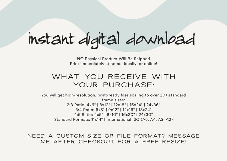 instant digital download
