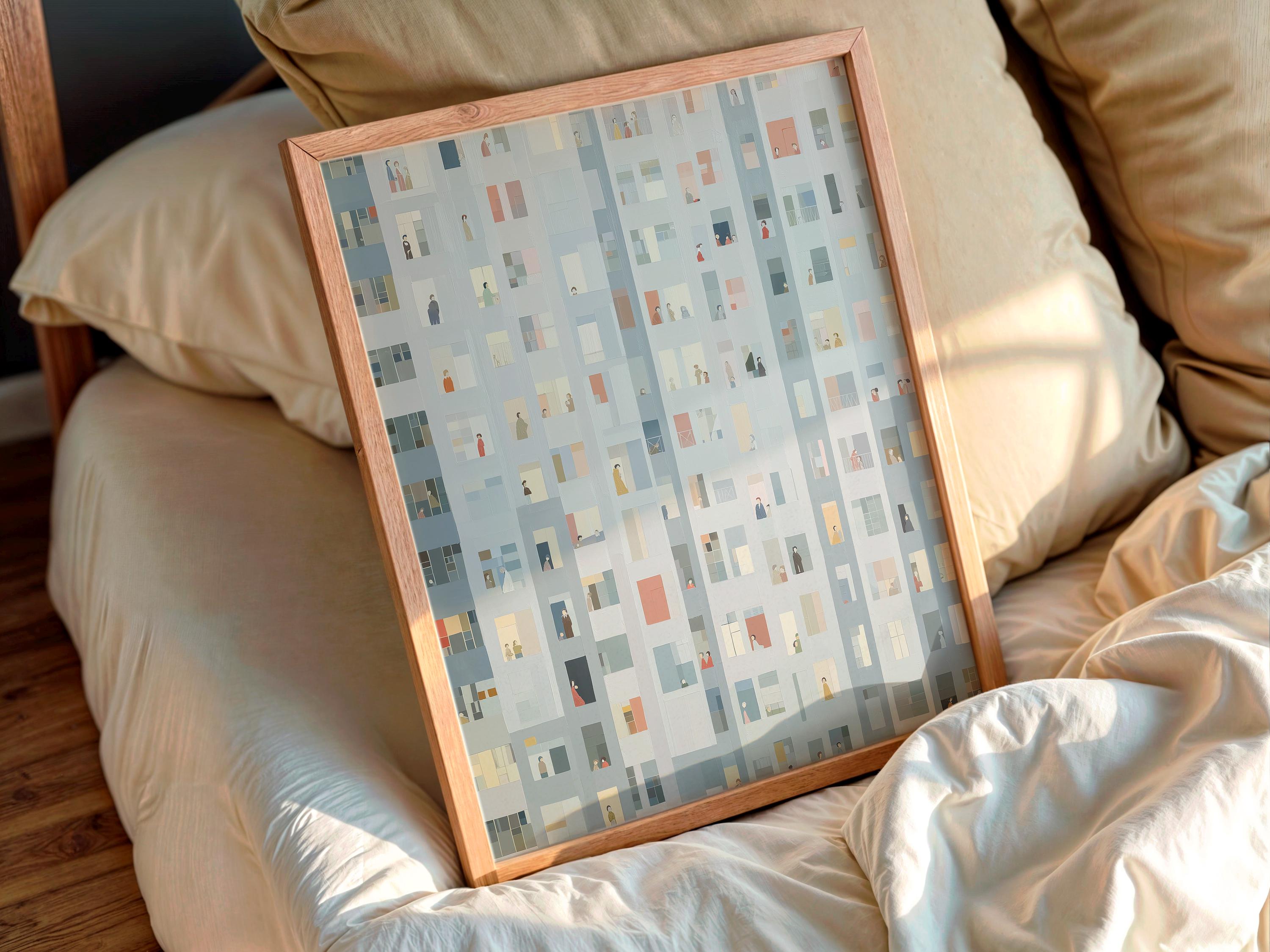 Curated City Apartment Decorating Ideas With Art Gallery View