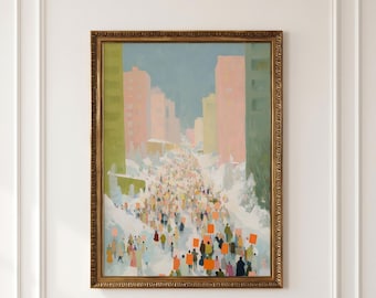 Social Justice Art: Minnesota Resistance No Kings March Protest Print