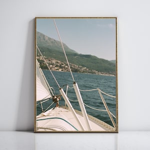 Oud geld esthetiek Oud geld esthetische print modetijdschrift poster trendy mode luxe mode print luxe jacht poster