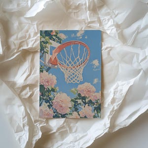 Basketball Art Sports Poster Gym Wall Art Teen Girl Room Decor image 3
