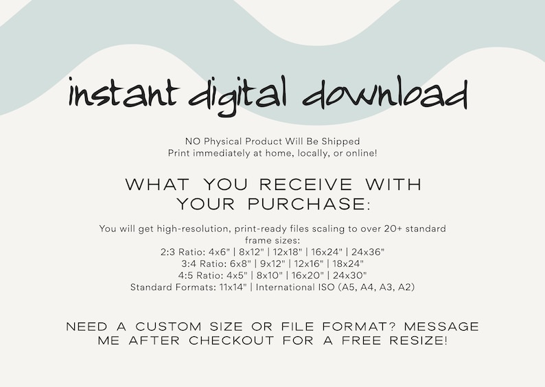 instant digital download