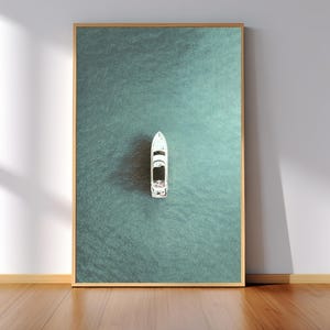 Luxusyacht Poster Old Geldboot Druck Retro Poster Luxus Wand Kunst Yacht Club Druck Ästhetisch druckbar