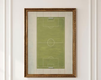 Soccer Poster Sports Field Wall Art Playroom Prints (Digital Download)