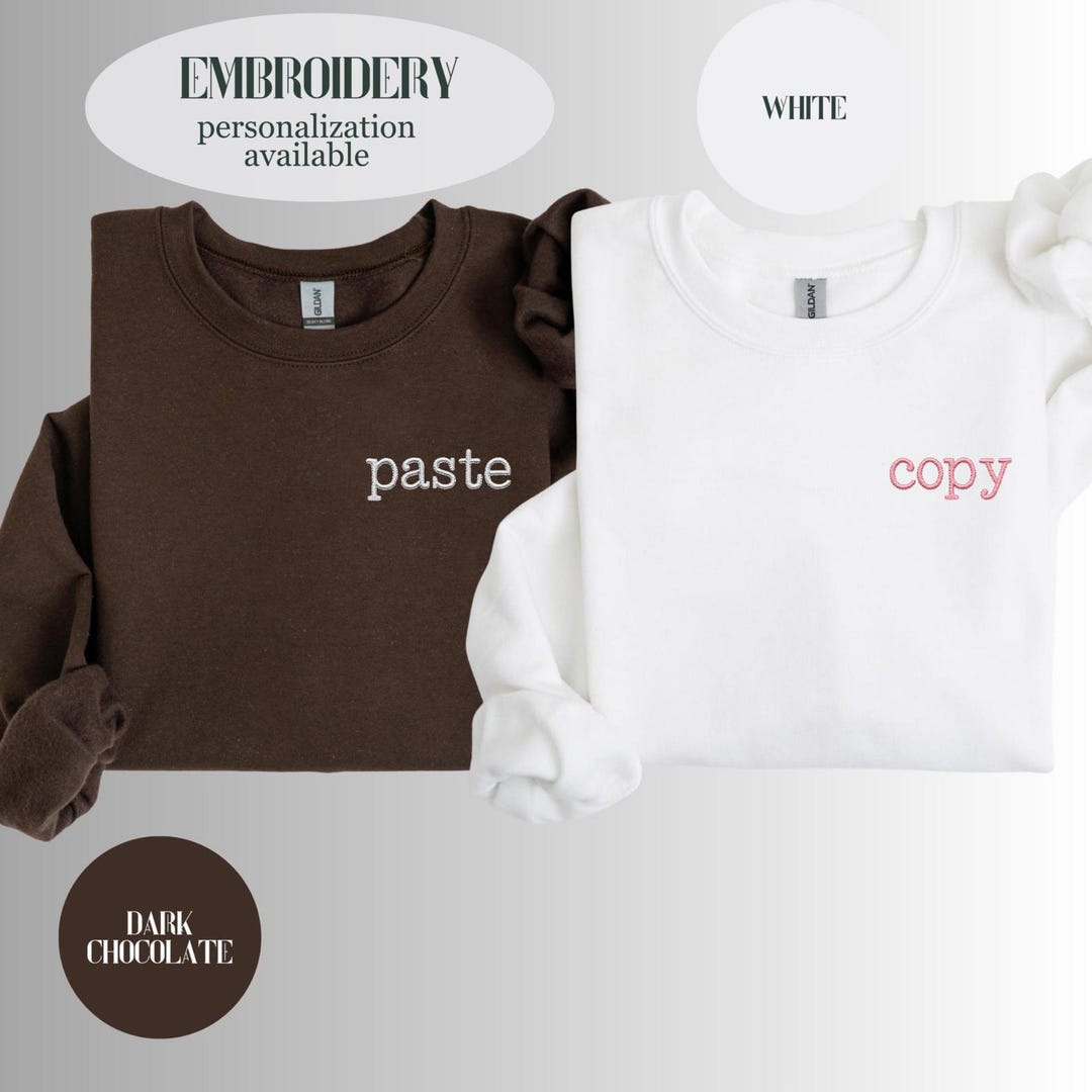 Funny Couple Valentine Shirts: Copy Paste, Double Trouble, Sugar Salt ...
