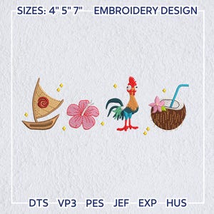 Girl Trip Embroidery Design, Magic Kingdom Embroidery Design, Princess Family Embroidery Pattern, Princess Cartoon Embroidery Design