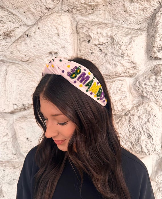Mardi Gras Mambo Headband | Mardi Gras Mambo | Mardi Gras  display picture 1