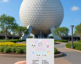 Drinking Around the World Princess Tattoo | Epcot World Showcase | Drinking Around the World Showcase Passport | Disney Temporary Tattoo