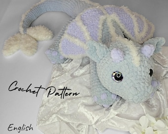 Crochet Baby Dragon Amigurumi Pattern (English PDF)