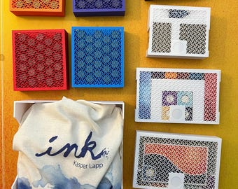 INKゲームインサート – 最適化された3D収納 | 素早いセットアップと安全な持ち運び | ボードゲームオーガナイザー