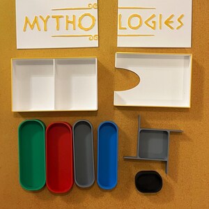 Mythology Insert – Optimized 3D Storage | Quick Setup & Secure Transport | Board Game Organizer