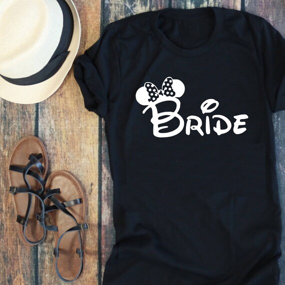 Disney Bride Tee Disney Wedding Disney Bride Disney Etsy