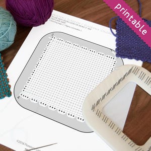 4x4&quot; Coloring page | Zoom Loom | Coloring chart | Pin Loom Weaving | Adults coloring books | Pin Loom | Coloring graph | Weave Loom