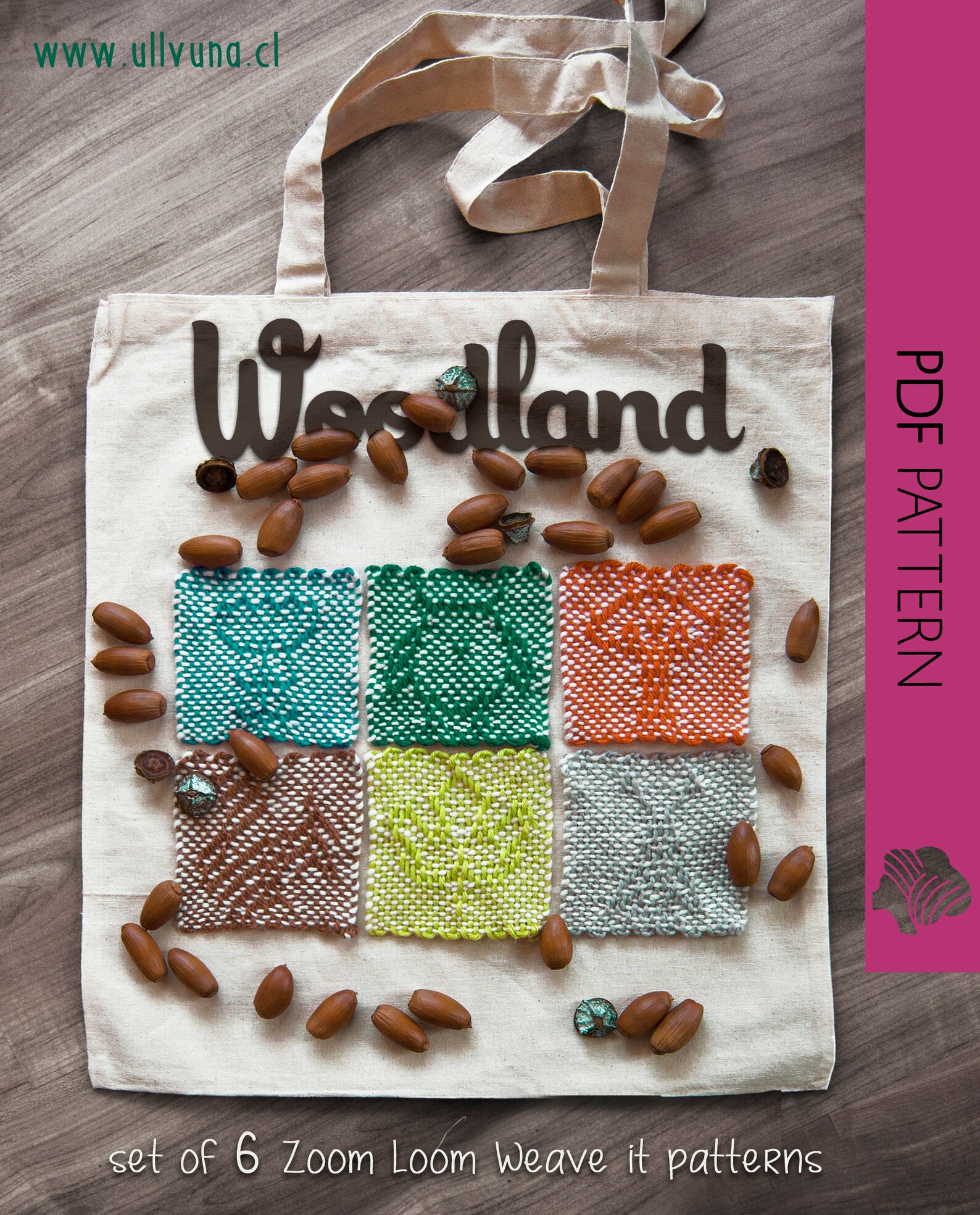 Pin Loom Book Weaving Book Zoom Loom Weaving Patterns Etsy