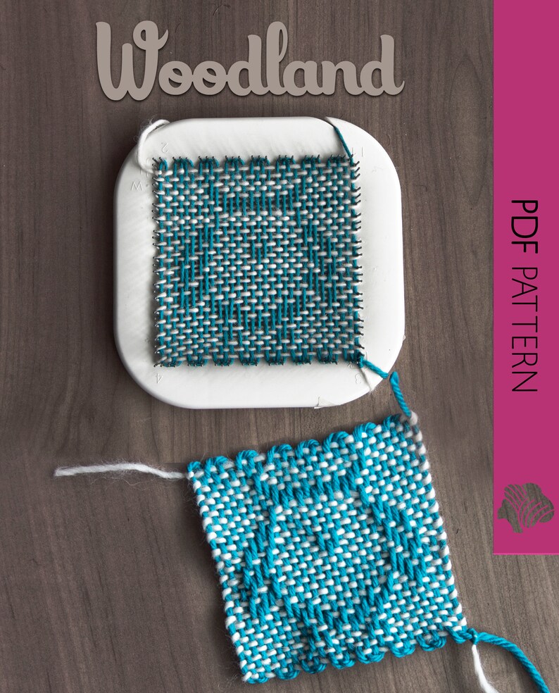 Pin Loom Pin Loom Pattern Set Zoom Loom Weave It Etsy