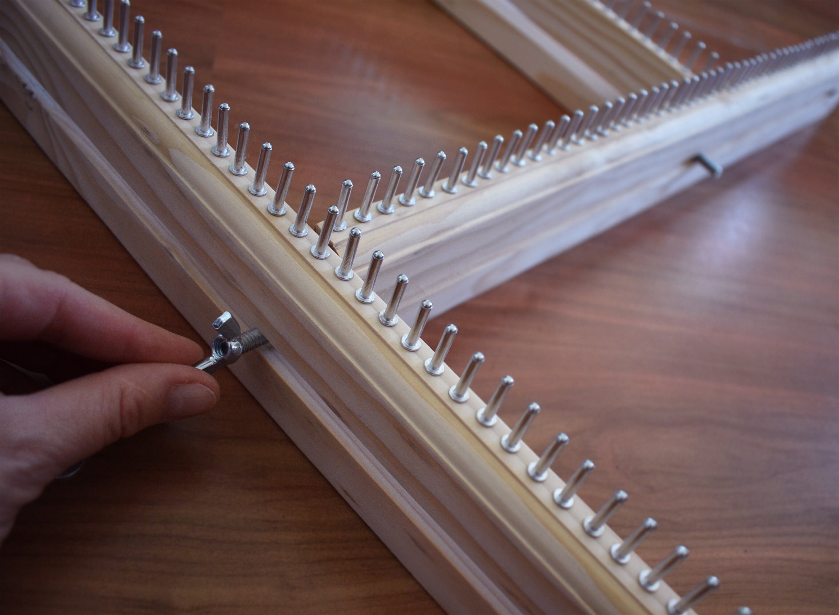 20x20 Adjustable weaving loom FREE SHIPPING Ready to Etsy