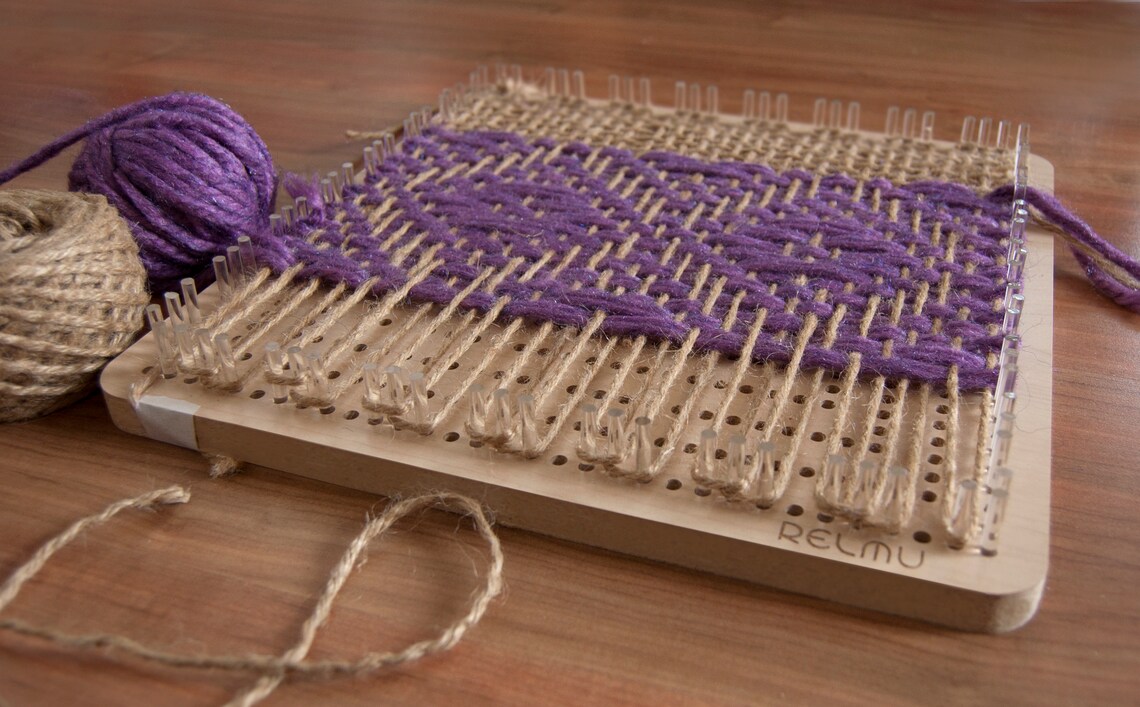 Relmu brett en Loom Kit Peg Loom Pin Loom Dicke Etsy