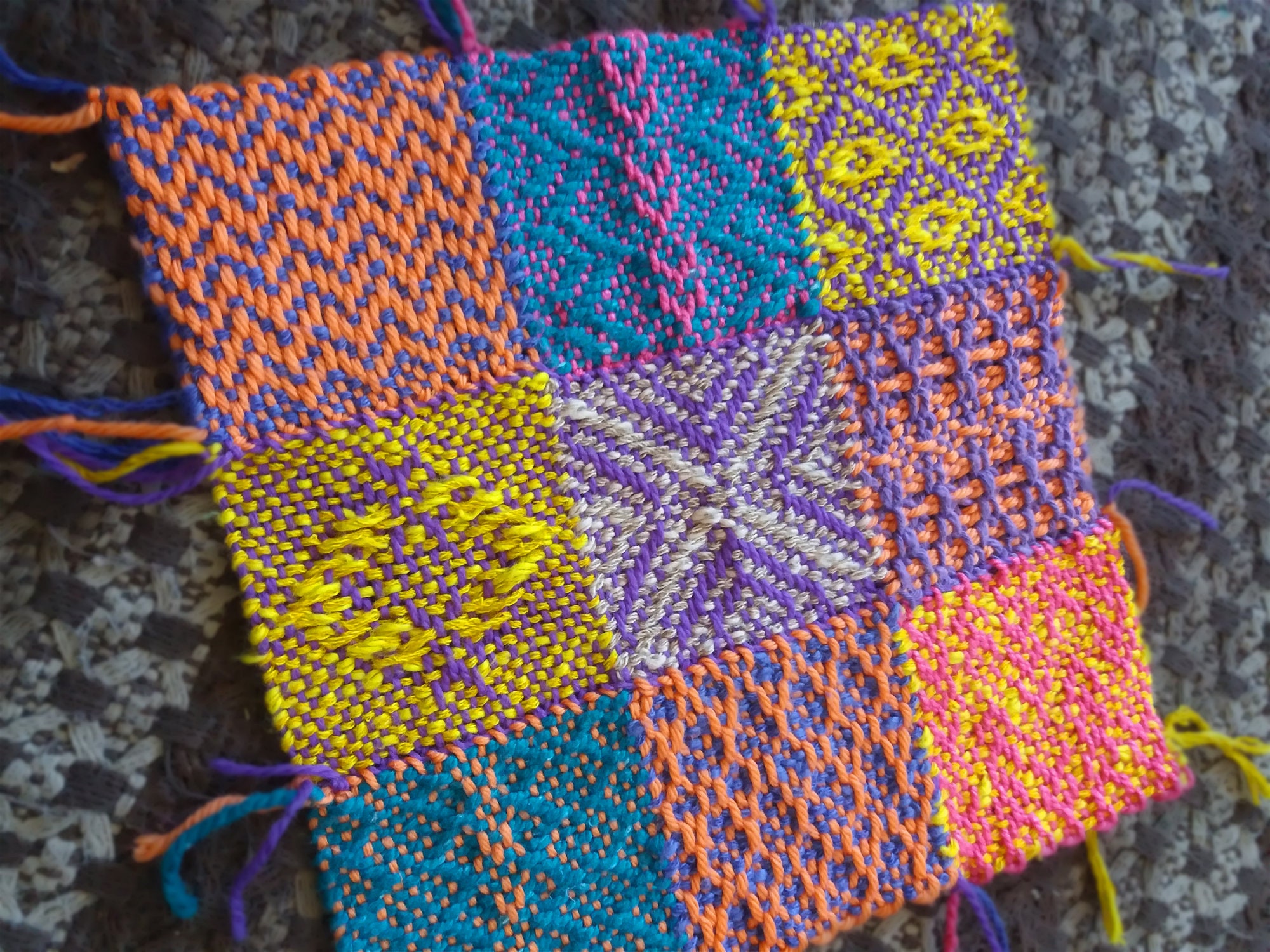 Pin Loom Pin Loom Pattern Zoom Loom Weave It Weaving Etsy