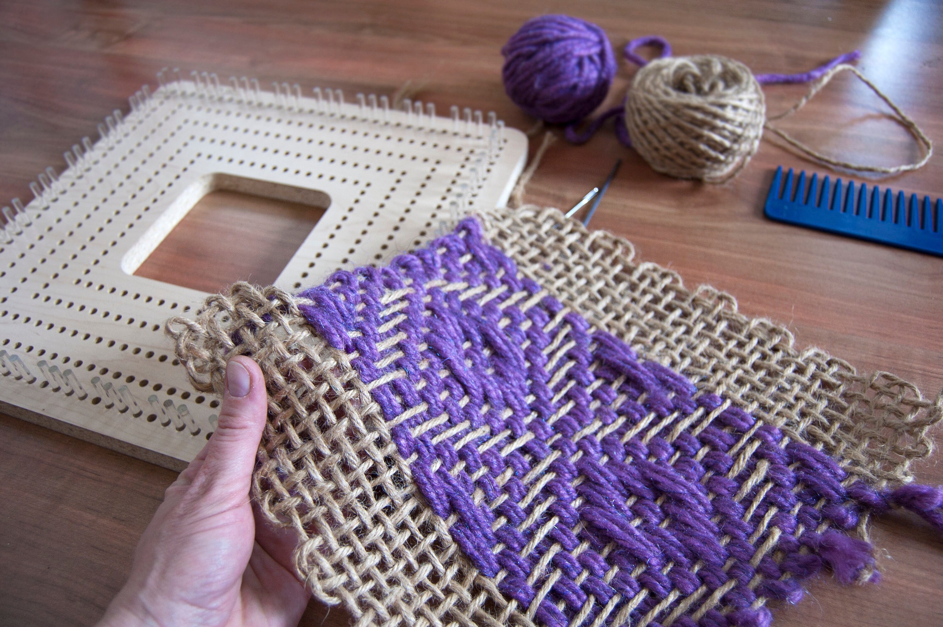 Relmu weaving board Weaving Loom Kit Peg Loom Pin Loom Etsy