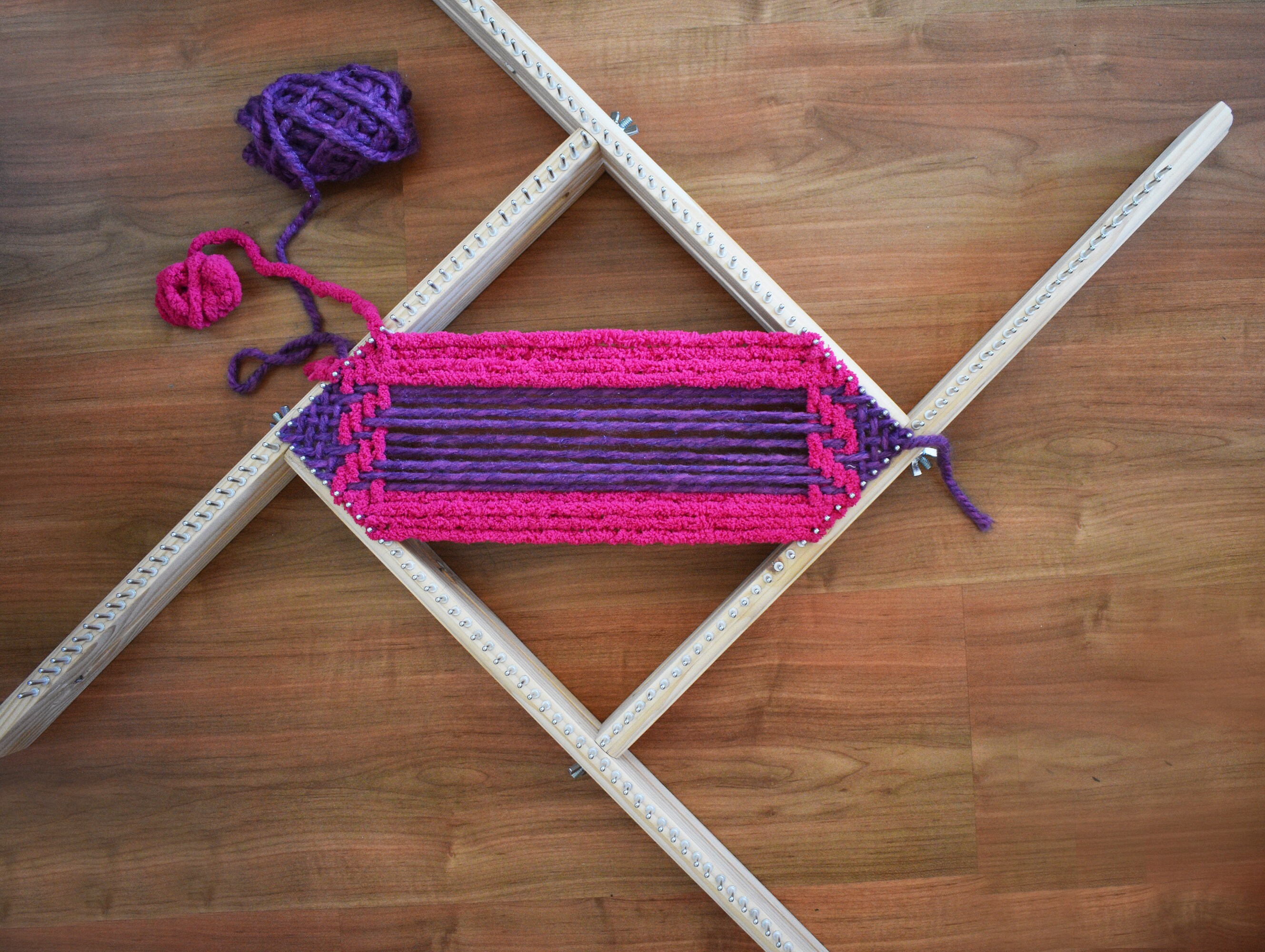 Adjust Pin Loom Weaving Loom Pin Loom Weaving Peg Loom Etsy Australia