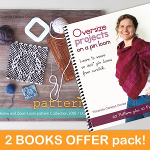 Pin Loom Book Risparmia 10 USD / Weaving Book / Zoom Loom Patterns / Weaving patterns / Weave it patterns / Peg Loom / Loom / Square Loom