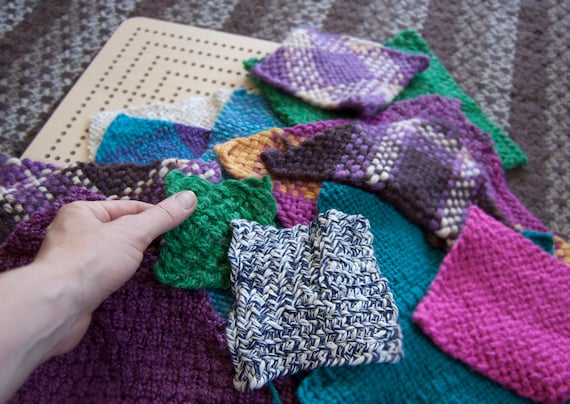 Weaving a Pin-Loom Baby Blanket