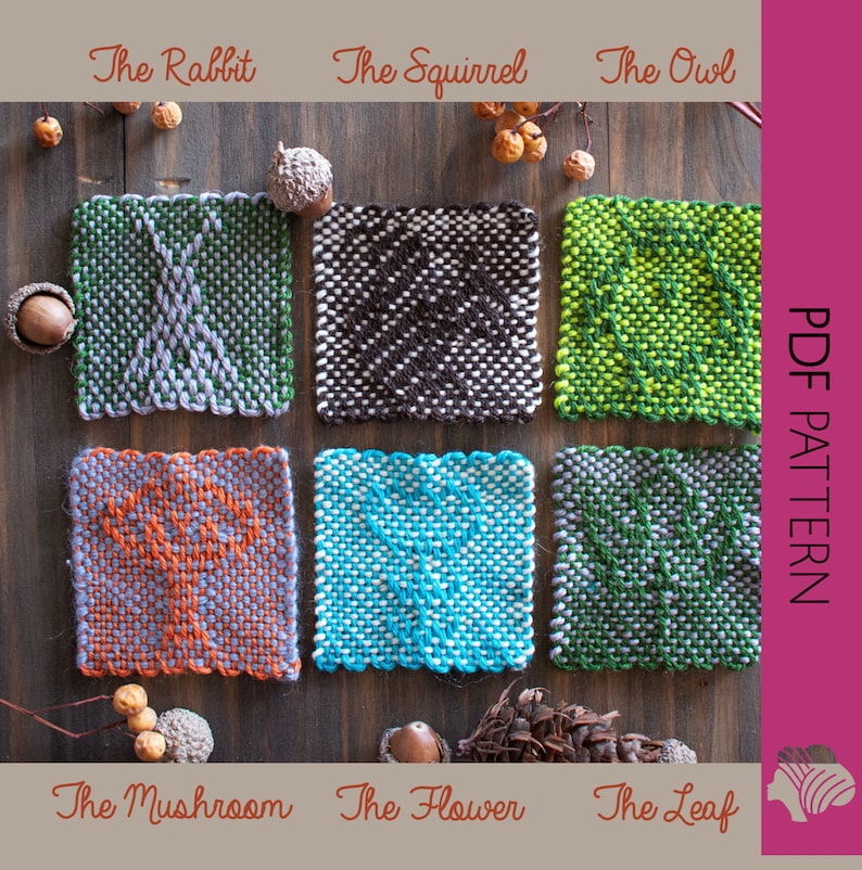 Pin Loom Pin Loom Pattern Set Zoom Loom Weave It Etsy