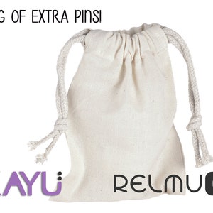 Sac supplémentaire d’épingles | | Kayu | de tissage Pin Loom Accessoires de métier à tisser| | de métier à tisser | de tissage multi-tailles Métier à tisser à cadre | Métier à tisser triangle | Ullvuna