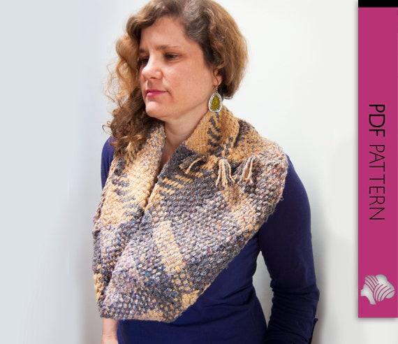 bufanda con bastidor