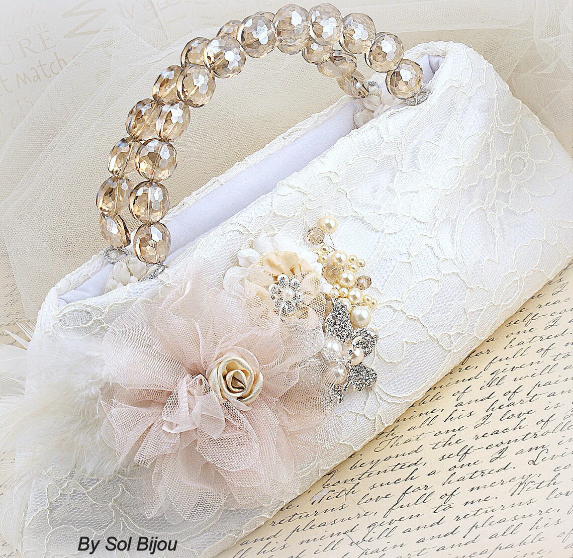 Purse Handbag Bag Bridal Wedding Mother of the Bride Etsy