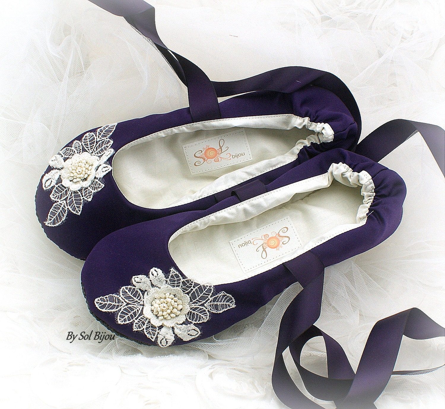 plum colored flats