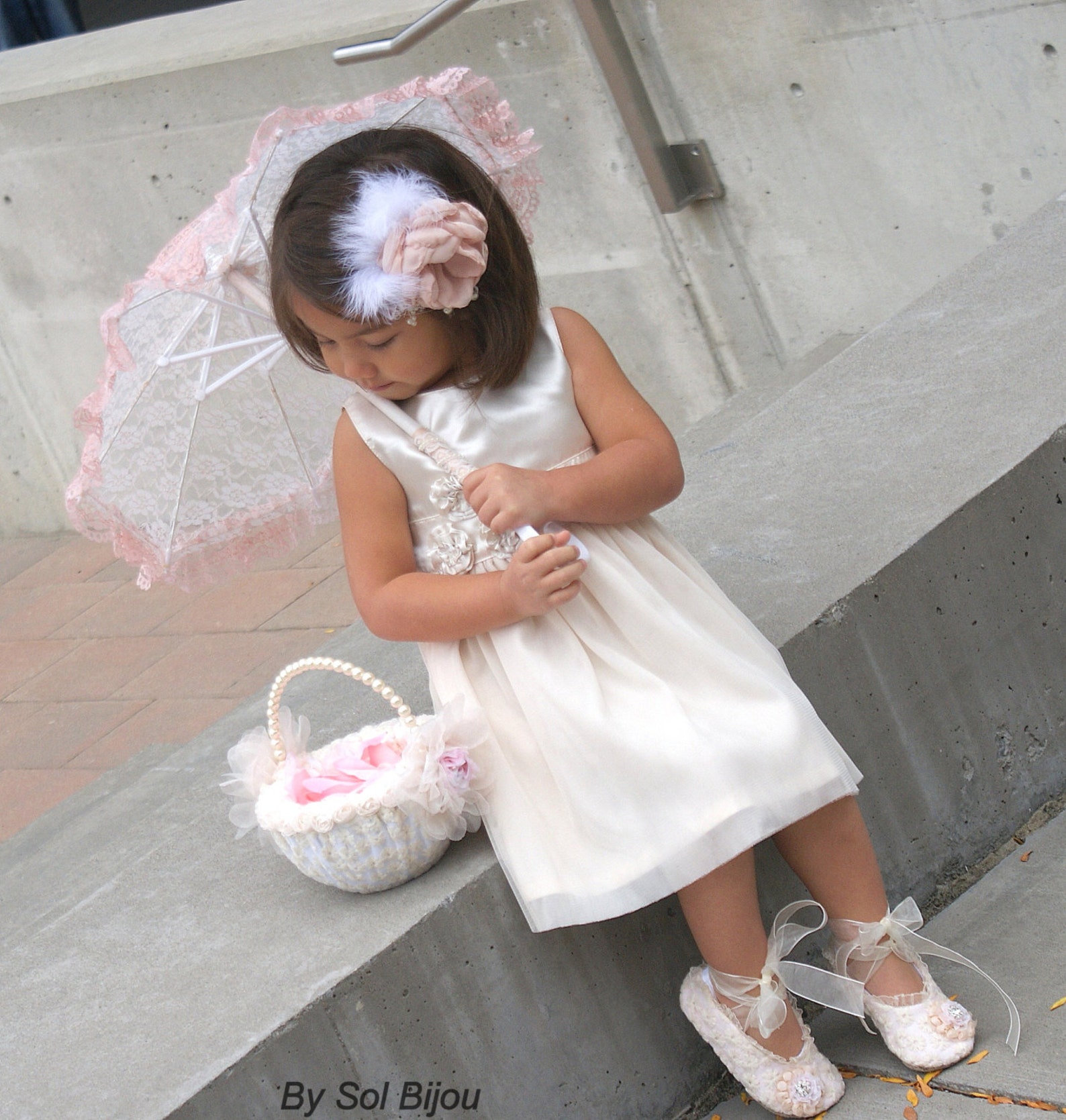 flower girl ballet shoes