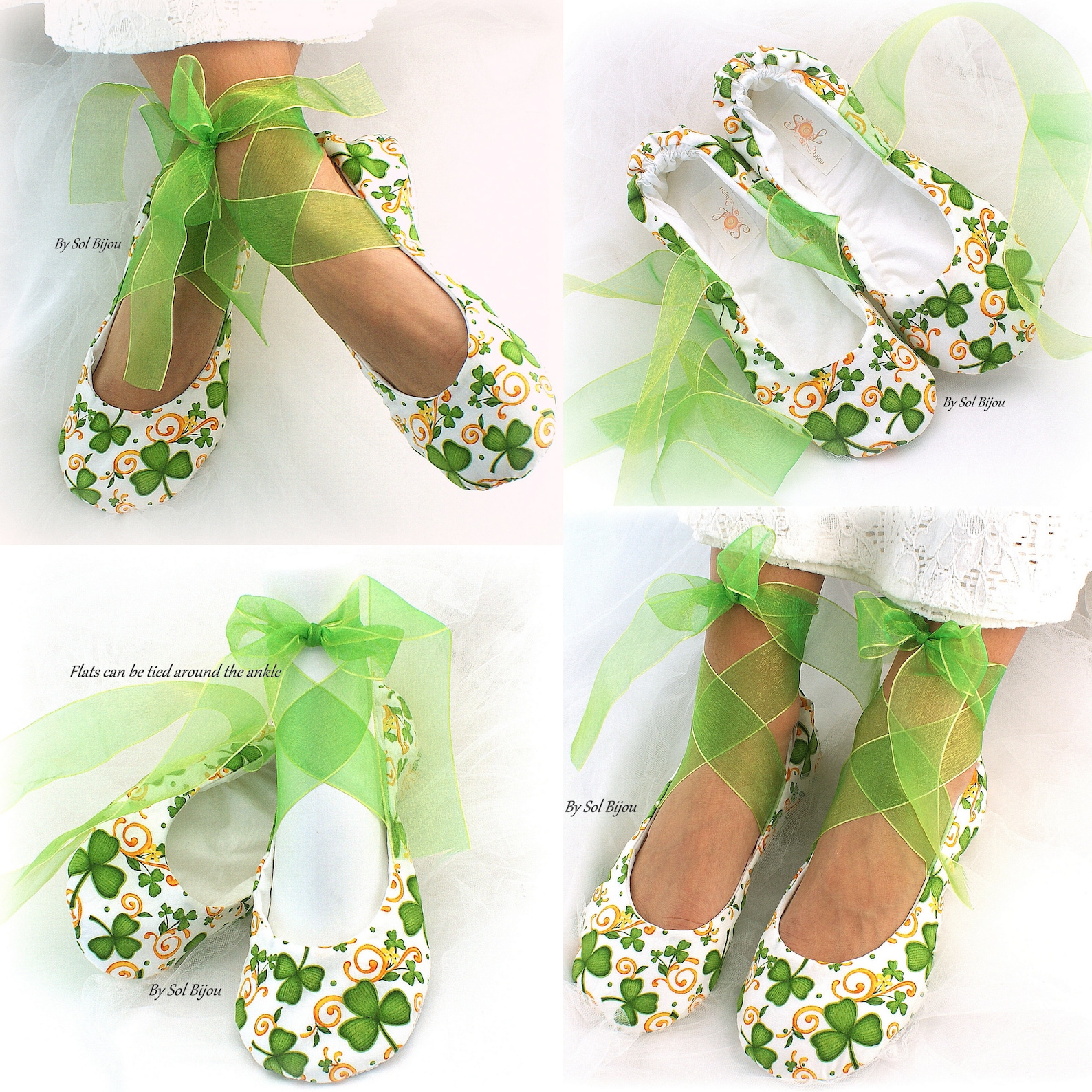 green ballet shoes flats, moss green, green ballet slippers, green wedding flats, irish green flats, lace ballet shoes, custom w