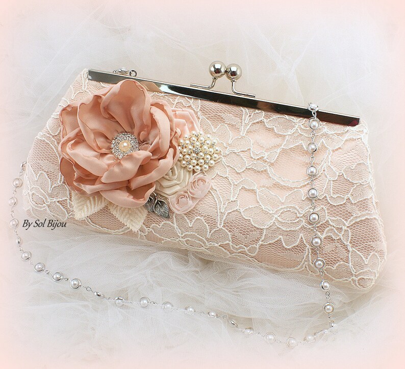 blush pink bag for wedding