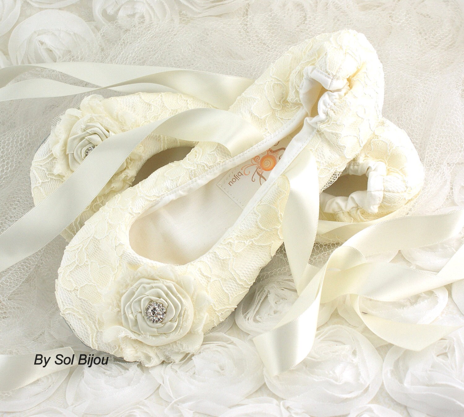 Custom Ballet Flats Shoes Ivory Ballet Slippers Wedding Flats | Etsy