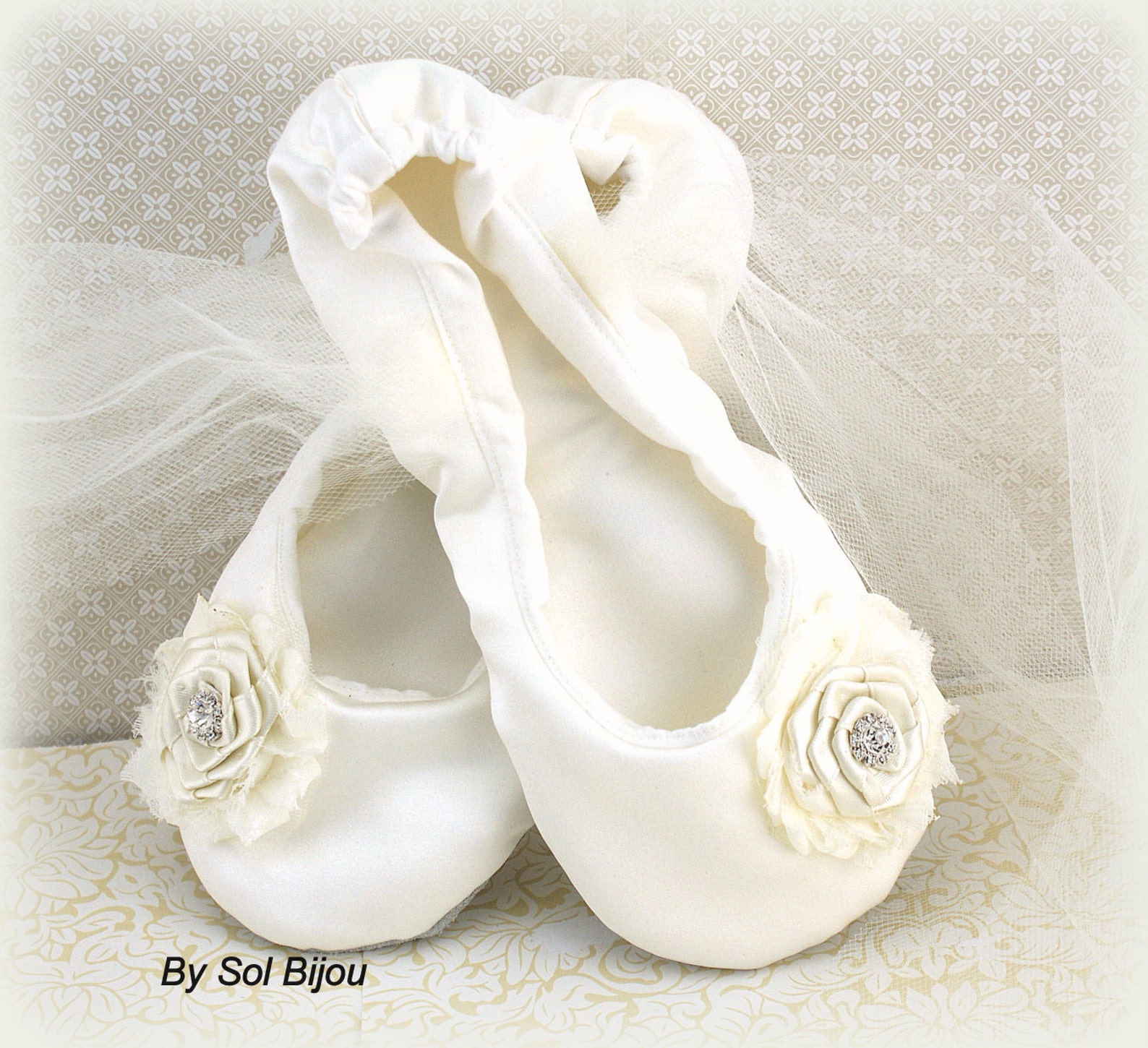 ivory flats, ballet flats, shoes, wedding flats, ivory, flower girl, maid of honor, ballerina slippers, satin, crystals, vintage ivory flats, ballet flats, shoes, wedding flats, ivory, flower girl, maid of honor, ballerina slippers, satin, crystals, vintage