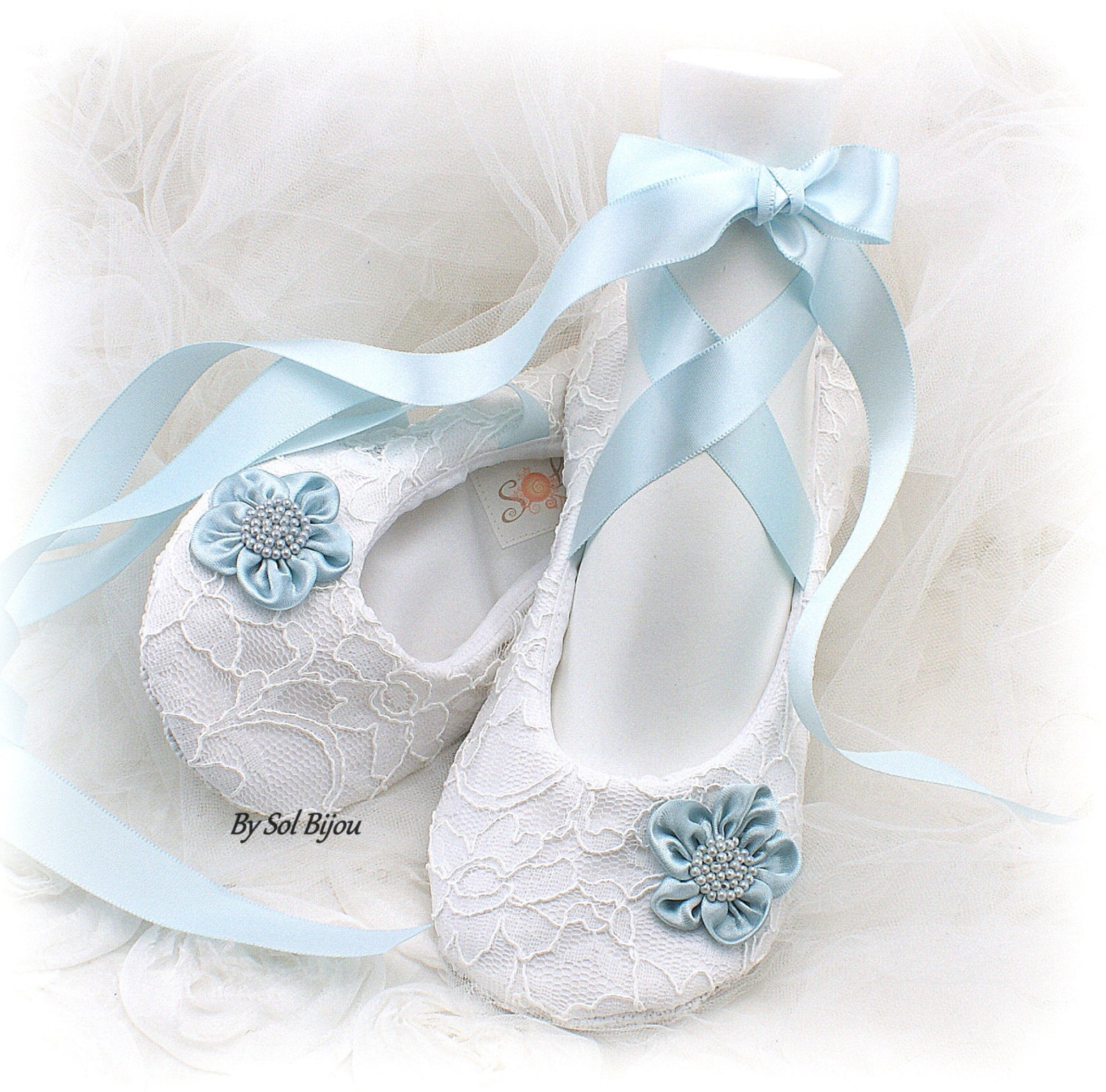 wedding ballet flats something blue white bridal shoes wedding flats shoes flats with flowers blue ballet slippers shoes custom