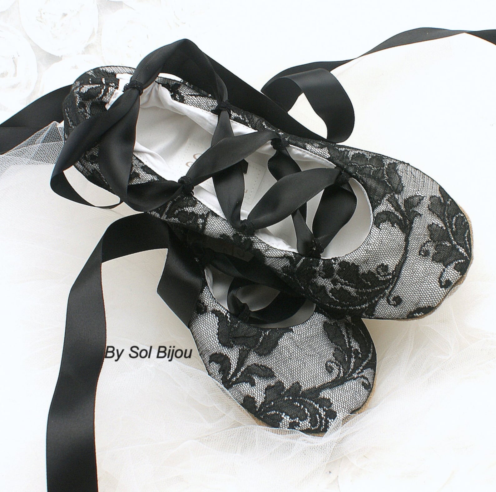 black ballet flats, celtic ballet flats, black wedding flats, ballet slippers, lace ballet flats, wedding shoes, flower girl,ele