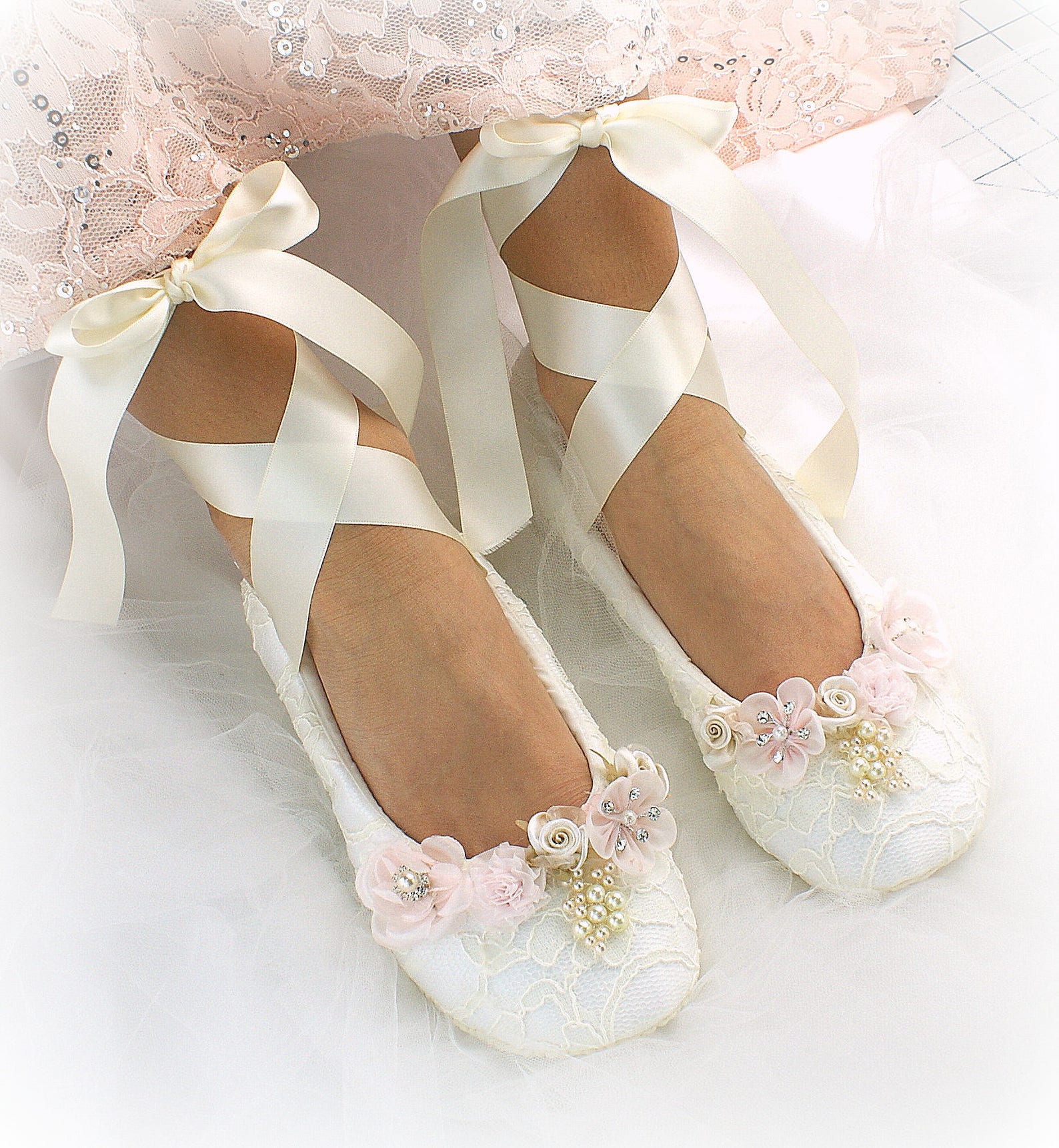 tea with tiffany turquoise wedding bridal ballet flats, lace aqua blue ballet slippers with ivory satin ties tea with tiffany turquoise wedding bridal ballet flats, lace aqua blue ballet slippers with ivory satin ties