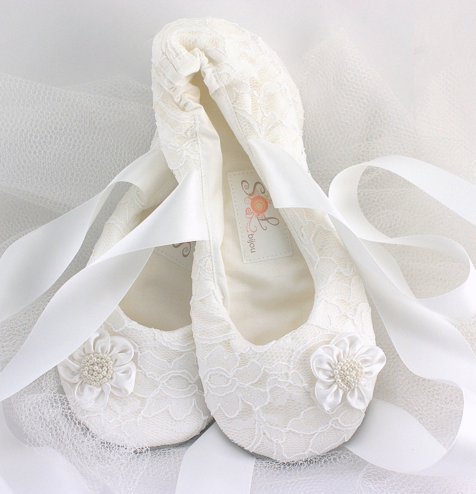 white lace ballet slippers for wedding flower girl ballet custom shoes