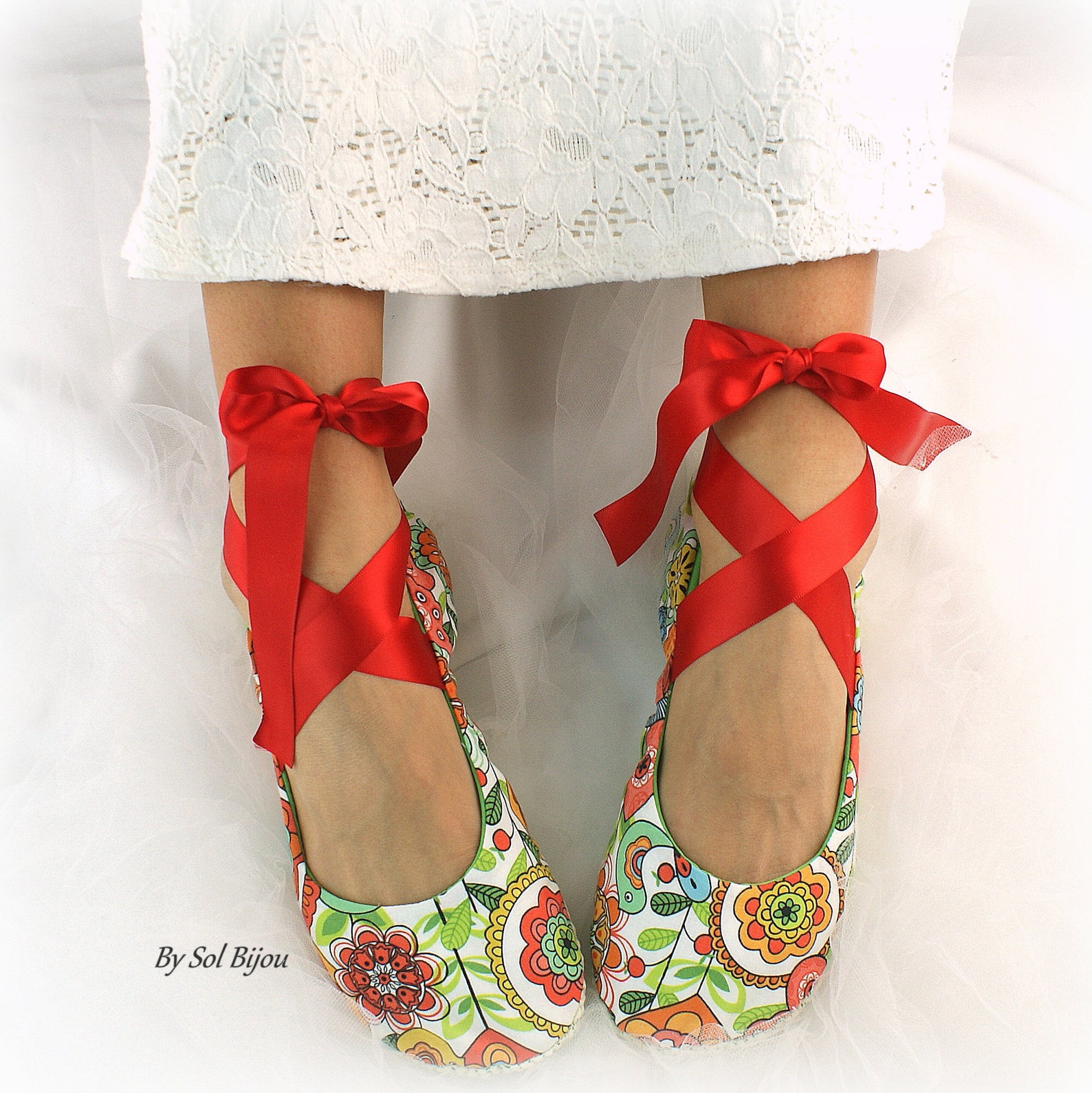 floral print flats,red,green,red ballet flats,ballet slippers,custom ballet flats,garden wedding,summer wedding,flower girl flat floral print flats,red,green,red ballet flats,ballet slippers,custom ballet flats,garden wedding,summer wedding,flower girl flat